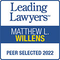 Leading Lawyers Badge Willens Injury Law Offices